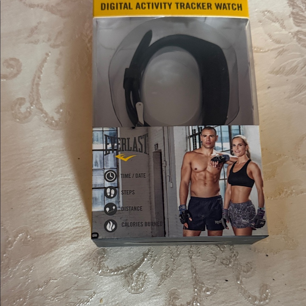 Everlast Black Digital Activity Tracker Watch